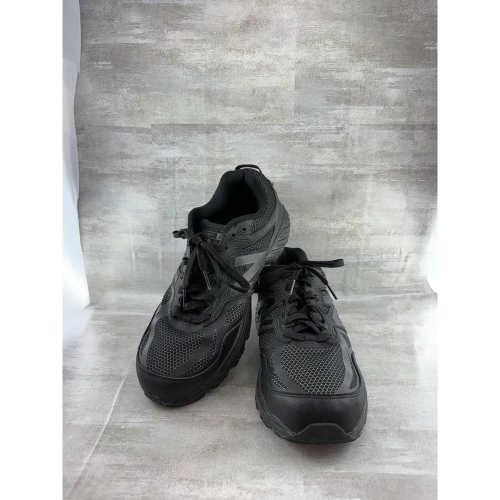 New Balance 510v4 All Terrain Men Sz 10 4E Extra Wide Black Trail Shoes MT510LB4